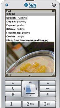 Screenshot of Mobile Moodle